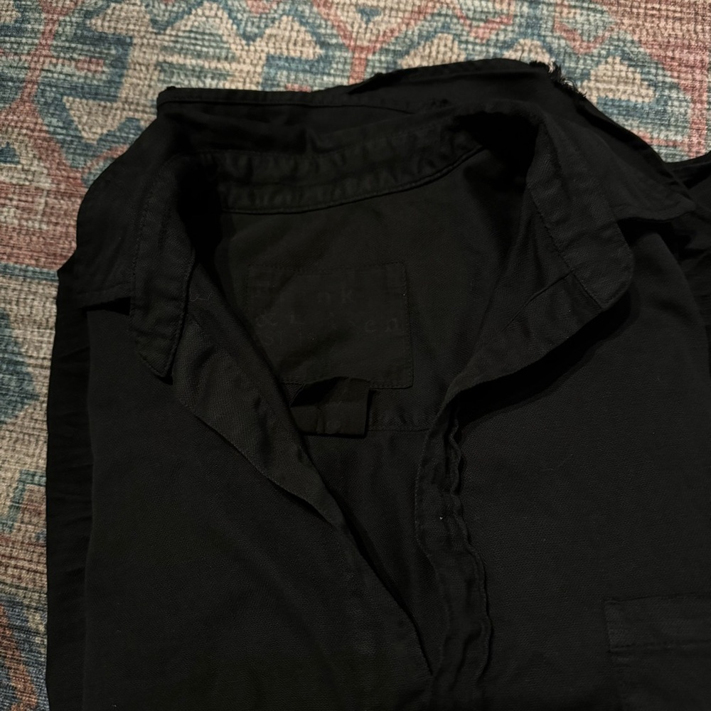 Frank & Eileen Mary Shirtdress in Black - Picture 6 of 8